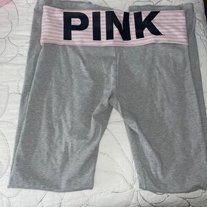 PINK Foldover Flare Leggings